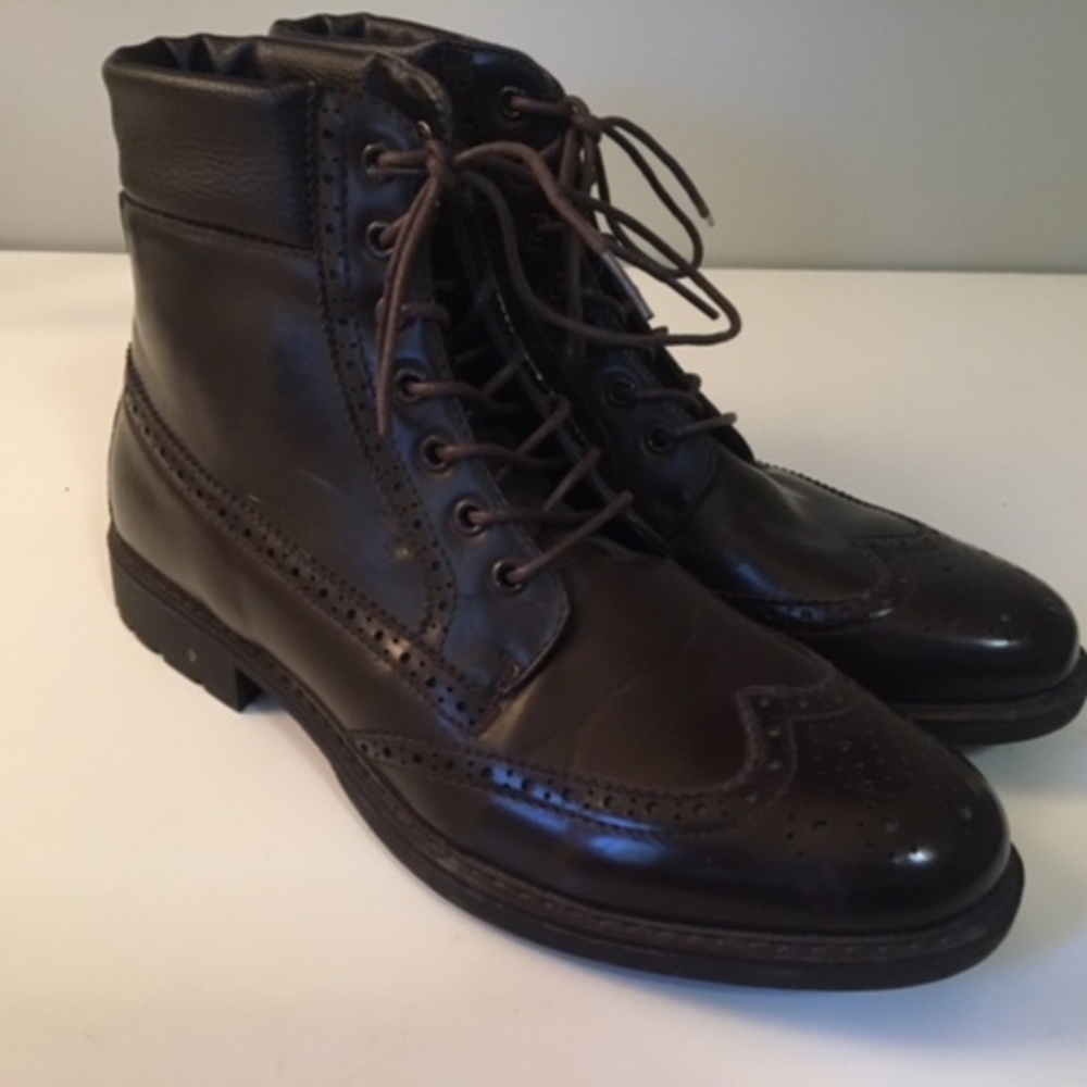 Mint condition vegan ASOS Oxford brogue boots